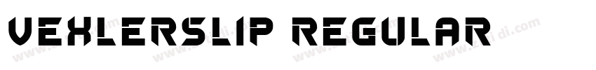 VexlerSlip Regular字体转换